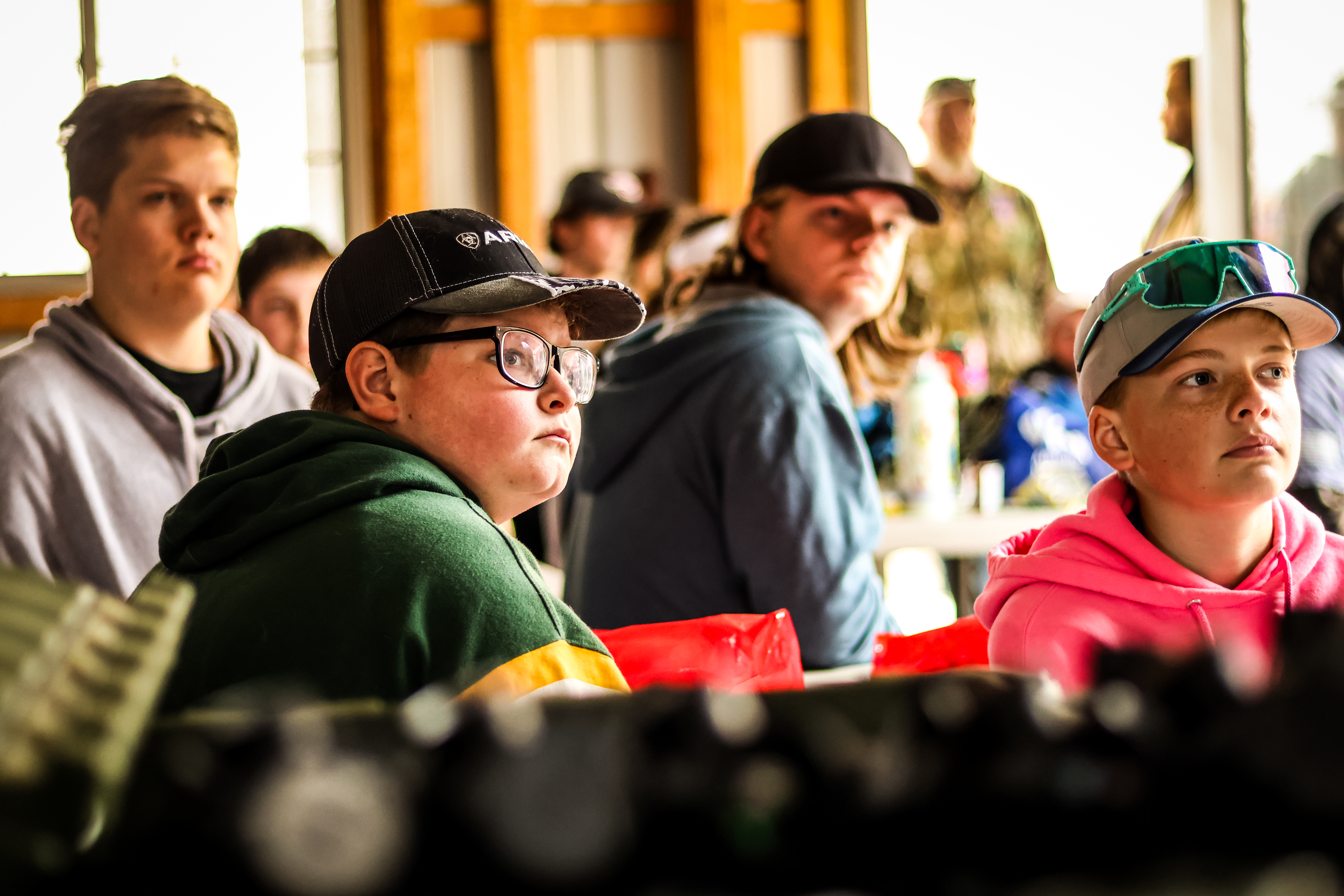 ACME Machine Juniors Learn Fundamentals at Iowa Rifle Clinic Juniors at High Power Rifle Clinic in Iowa - Class Session